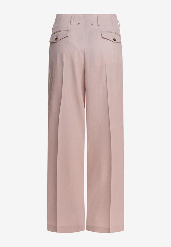 Golden Goose DB Wool Tailored Pants Pink GWP01203P00196525235_78622