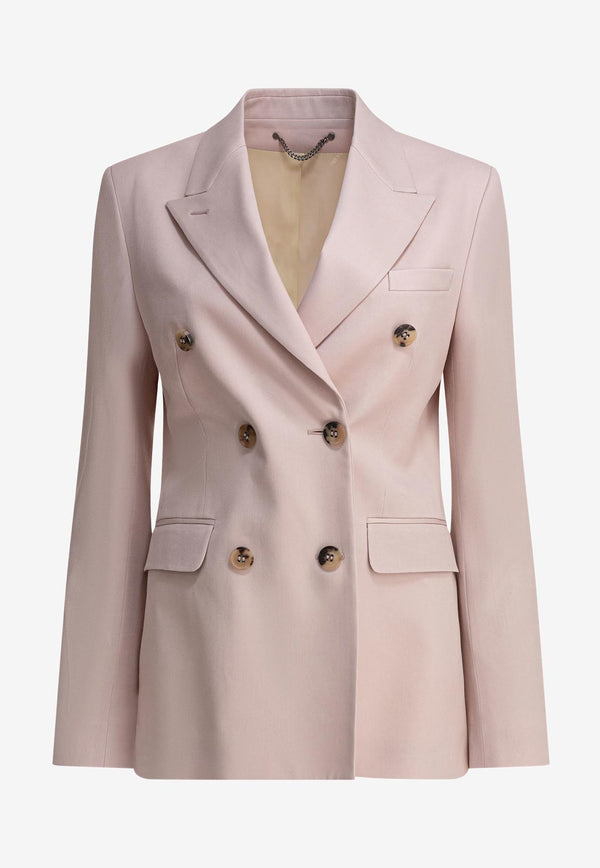 Golden Goose DB Double-Breasted Wool Blazer Pink GWP00829P00196525235_79178