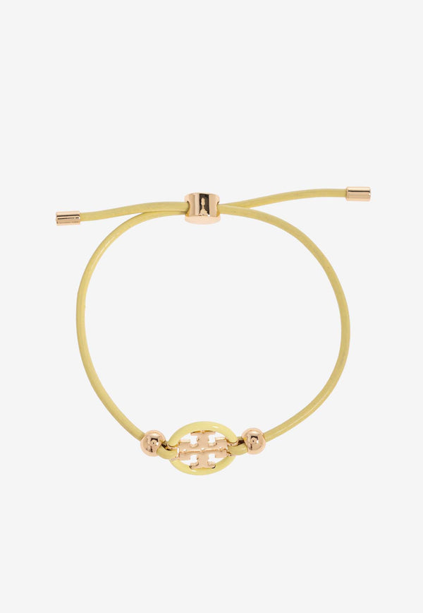 Tory Burch Miller Slider Leather Bracelet Yellow 160171 0-702