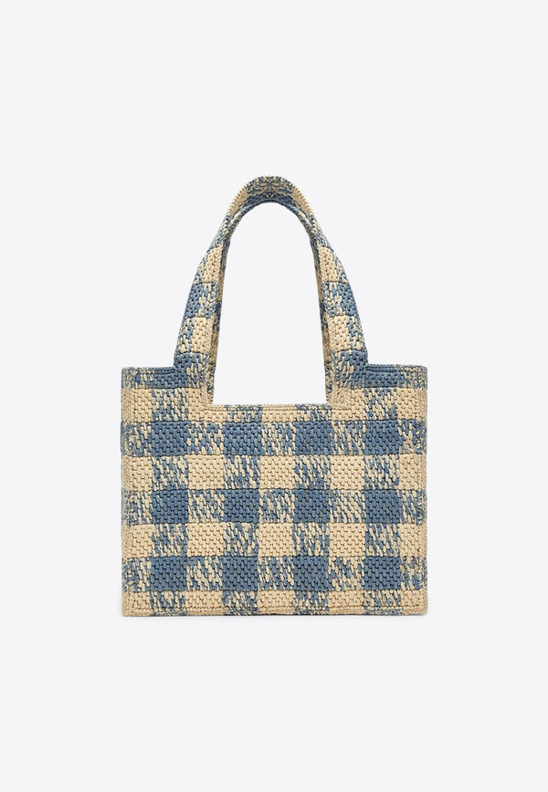 Loewe Medium Font Woven-Raffia Tote Bag Beige ALF1B61X16NF/Q_LOEW-2238