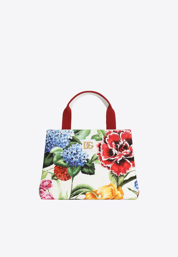 Dolce & Gabbana Kids Girls Floral Print Top Handle Bag EB0116 A6571 HA5KU Multicolor