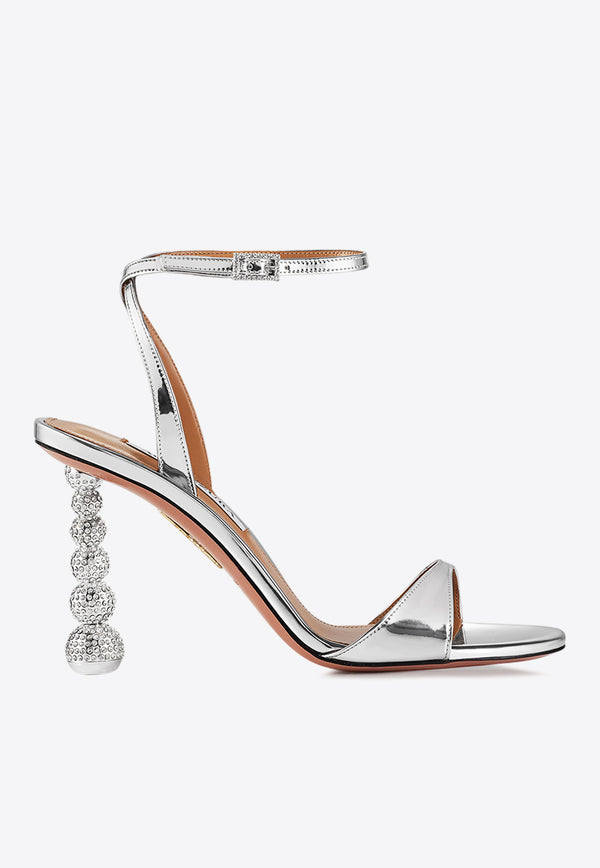 Aquazzura Yes Baby 95 Patent Leather Sandals YSBHIGS0-SSY-CCC